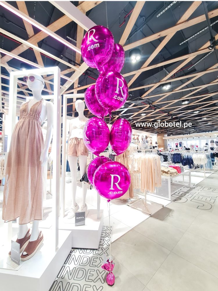 globos publicitarios estampados con helio lima